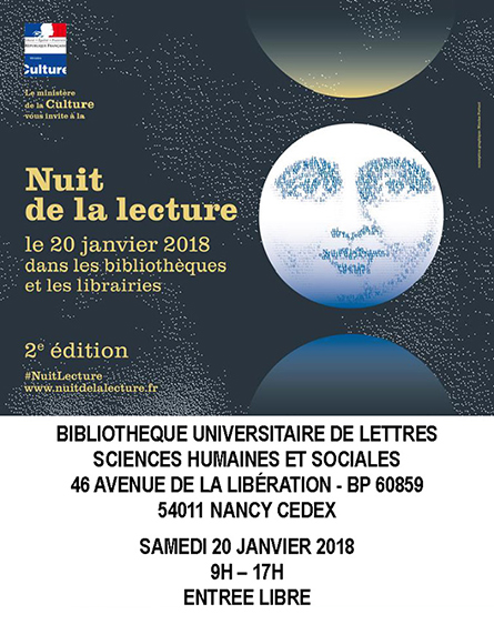 Nuit de la lecture à la BU LSHS de Nancy